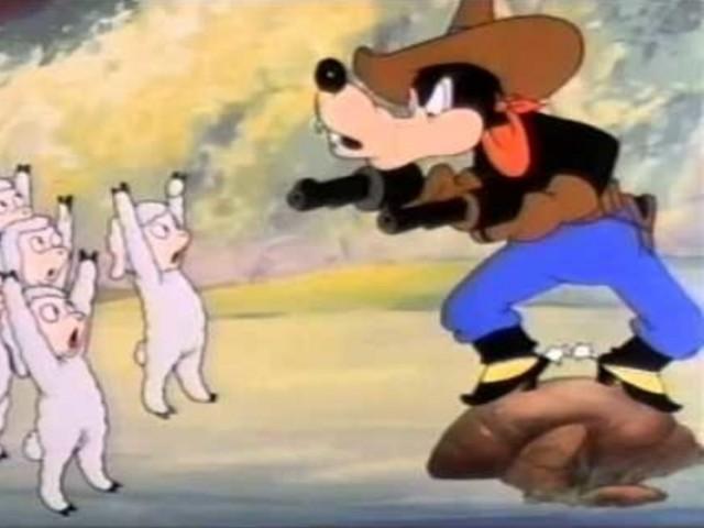 Mighty Mouse and the Wolf