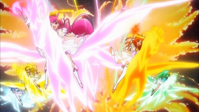 All Hearts as One! The PreCures' New Power!!