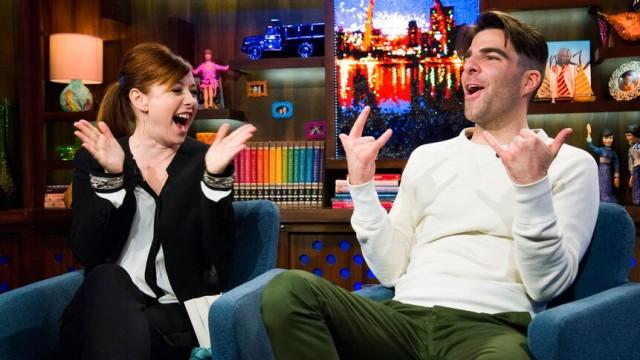 Alyson Hannigan & Zachary Quinto