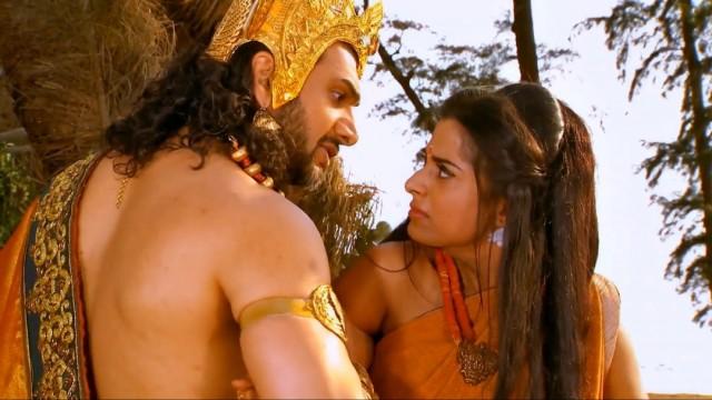 Jayadrath kidnaps Draupadi