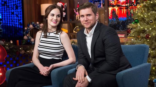 Allen Leech and Michelle Dockery