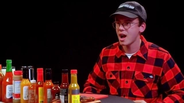 Logic Solves a Rubik's Cube While Eating Spicy Wings