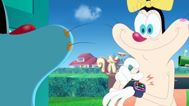 Oggy et le bracelet connecté