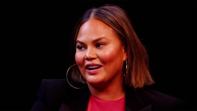 Chrissy Teigen Gets Drunk on Spicy Wings