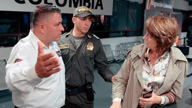 María Cristina es detenida a su regreso a Colombia