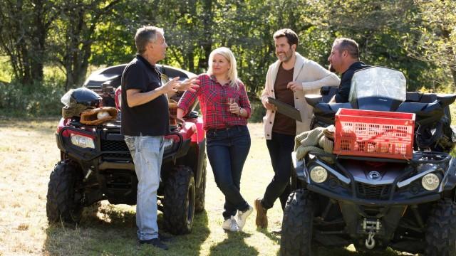 Paul Houde, Cathy Gauthier et Éric Gagné