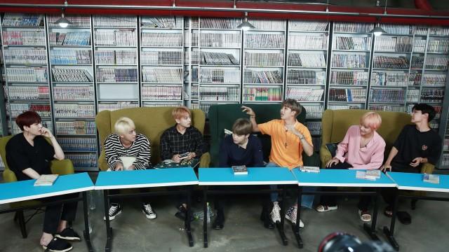 BTS in Comic Book Cafe 1
