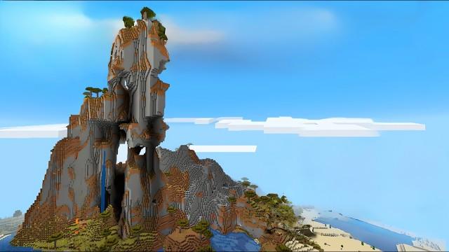 Destroying the BIGGEST MONTAIN of the Minecraft