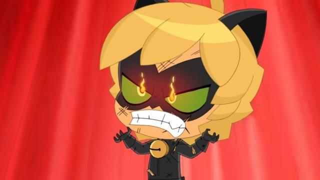 Miraculous Chibi: La curiosidad pateó al gato