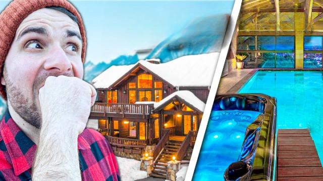 On vit 24H dans un CHALET à 50 MILLIONS D'EUROS ! (+ cache cache de riche)