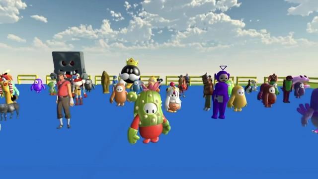 SMG4: If Mario was in... Fall Guys