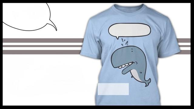 "Anywhale" T-shirt on Teespring.com/domics