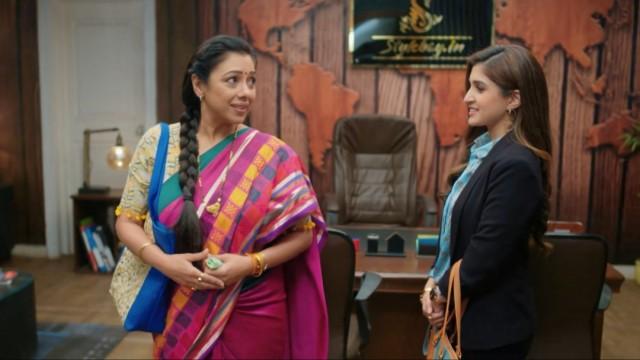 Anupama Visits Kinjal's Office