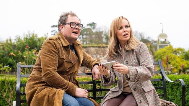 Amanda Holden and Alan Carr