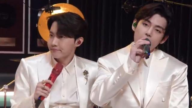 'Dynamite' Stage CAM (j-hope & V focus) @ MTV Unplugged