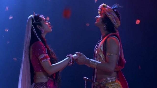 Radha, Krishna share a dance