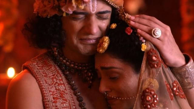 Yashodha bids farewell to Krishna