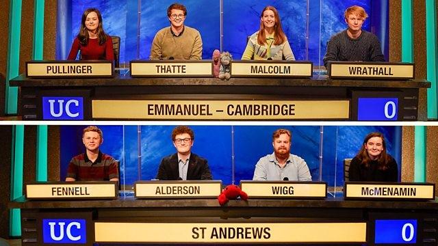 Emmanuel College, Cambridge vs University of St Andrews