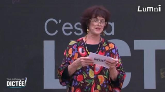 La lecture de la dictée 2021 par Anny Duperey
