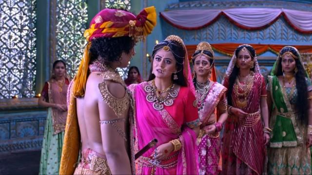 Krishna's ultimatum to Radha