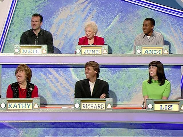 June Whitfield, Richard Madeley, Kathy Staff, Andi Peters, Liz Carling, Neil Ruddock