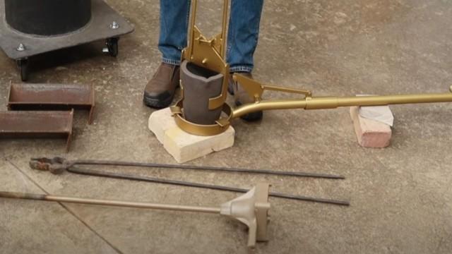 Making Professional Crucible Tongs & Pouring Shank