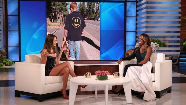 Guest host Yvonne Orji with Hailey Bieber and Gina Yashere