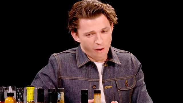 Tom Holland Calls for a Doctor While Eating Spicy Wings