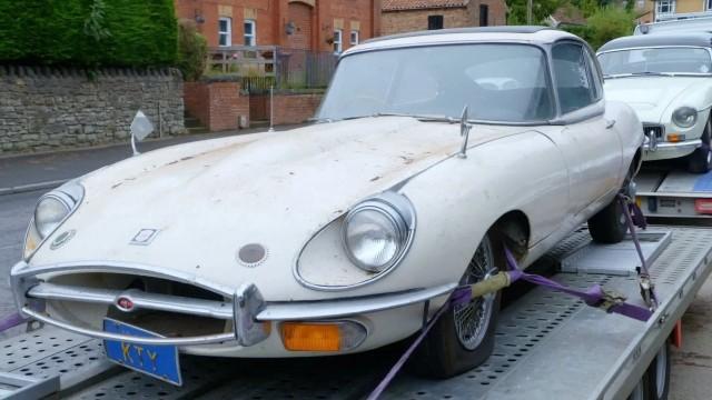 Jaguar E-Type, MGC Convertible & Austin Gipsy