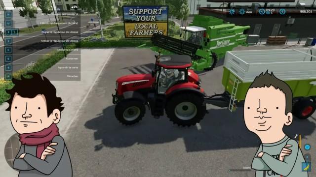 LES ABONNÉS VIENNENT NOUS AIDER À LA FERME (Farming Simulator 22)