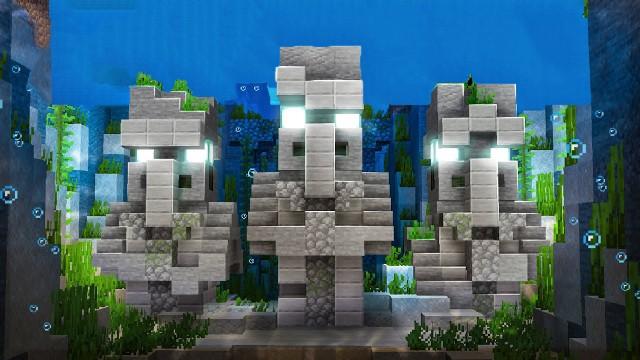 THE 3 VILLAGERS MONUMENT!