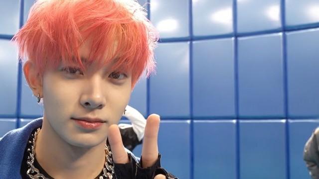 "The Guy with Pink Hair" HEESEUNG