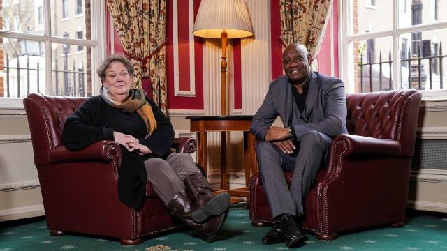 Shaun Wallace and Anne Hegerty