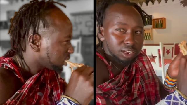 African Tribe tries Pizza for the First Time