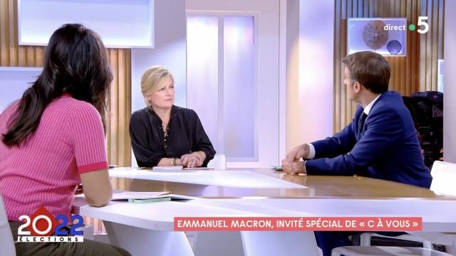 Avec Emmanuel Macron