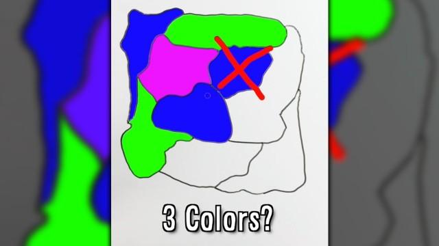 How Many Colors Do Maps Need? #shorts