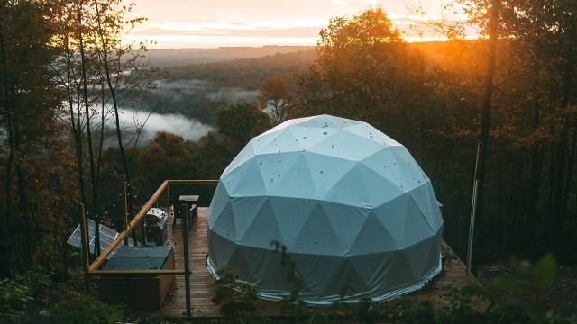 Modern Mountaintop Dome Home