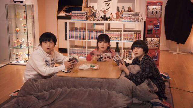 立たない3人