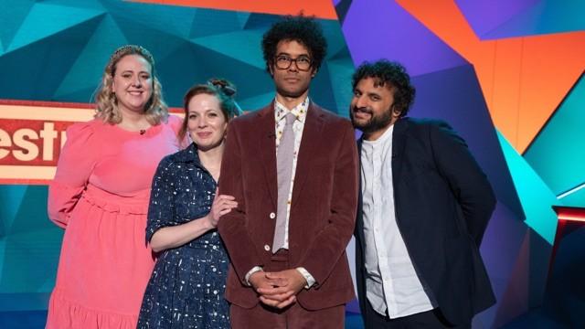 Nish Kumar, Helen Bauer, Katherine Parkinson & Harry Klunder