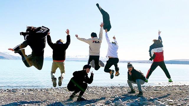explore the world with "adventures with bts"