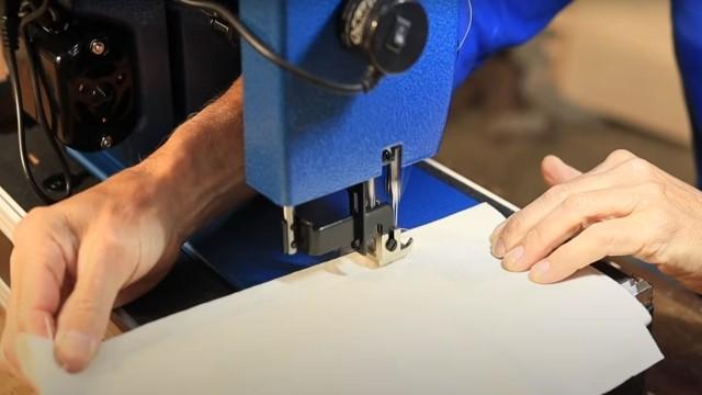 How To Setup A Sail Making Sewing Machine