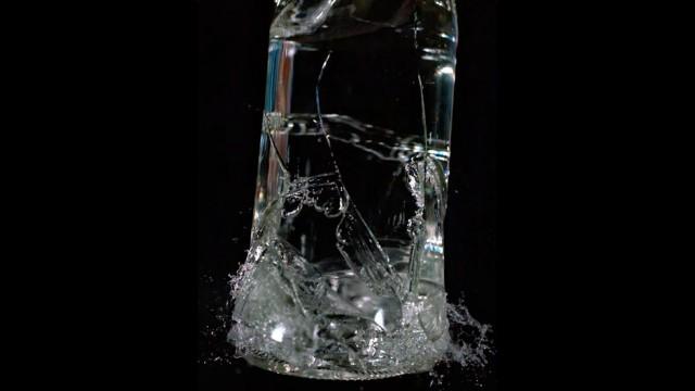 Cavitation in Bottle at 82,000fps #shorts