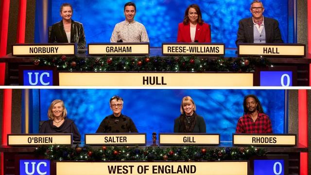 Christmas 2022: University of Hull v University of the West of England