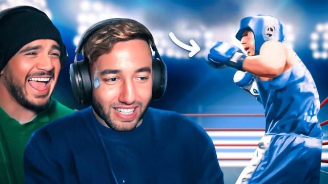 Amine react à mon tout 1er combat de boxe