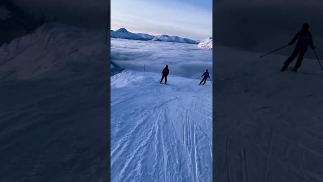 Skiing in Alaska is on Another Level