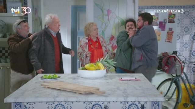 Pânico: Manel leva um soco