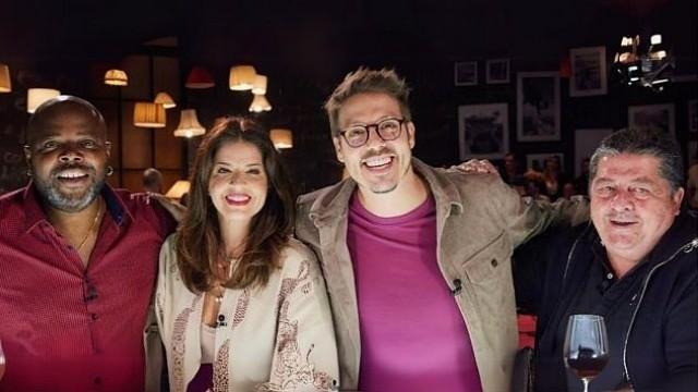 Érico Brás, Mariana Santos e Stepan Nercessian