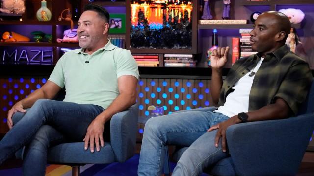 Oscar de la Hoya & Charlamagne Tha God