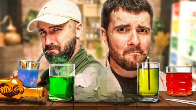 ON BOIT 100 BOISSONS D'AFFILÉE #2 (et on les juge)(Thomas a failli mourir)