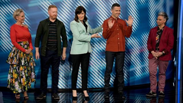 Lloyd Langford, Luke McGregor, Geraldine Hickey & Fifi Box